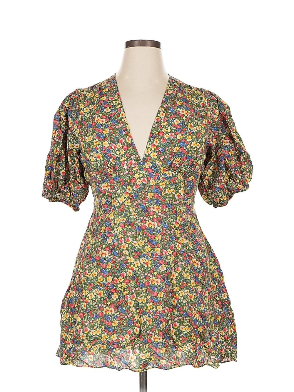 Doen Emilia Dress in Green Valley Floral Print - Picture 3 of 4